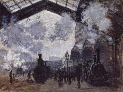 Claude Monet The Gare St Lazare Sweden oil painting artist